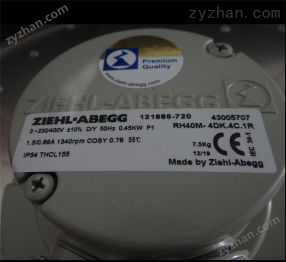 施樂(lè)百ZIEHL-ABEGG 離心風(fēng)機(jī)排風(fēng)散熱